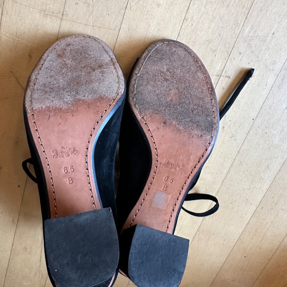 Coach Priscilla Lux Suede Lace Up sandal, 6.5   GD1156 - Picture 7 of 7